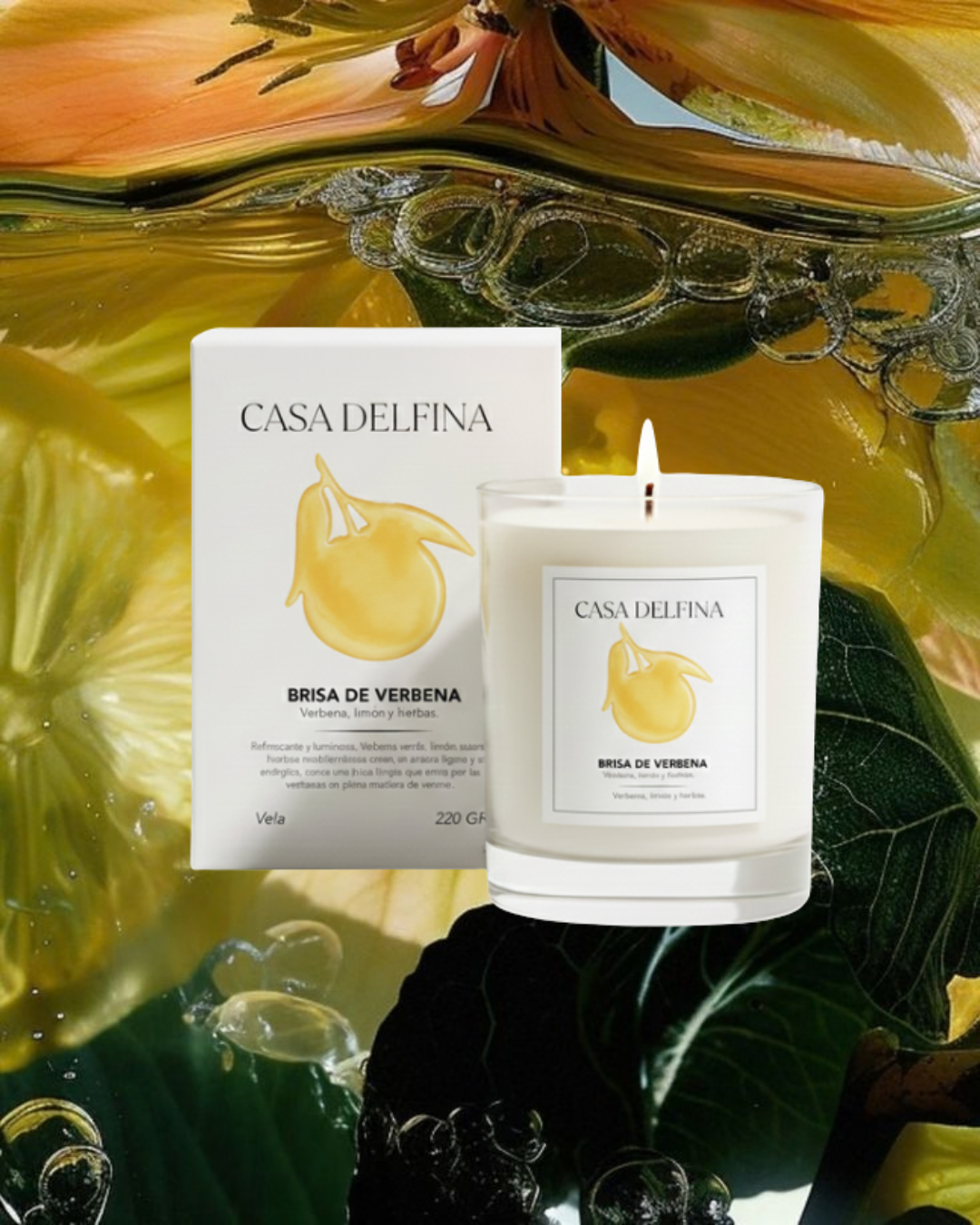 Vela de soja aromática 220 gr