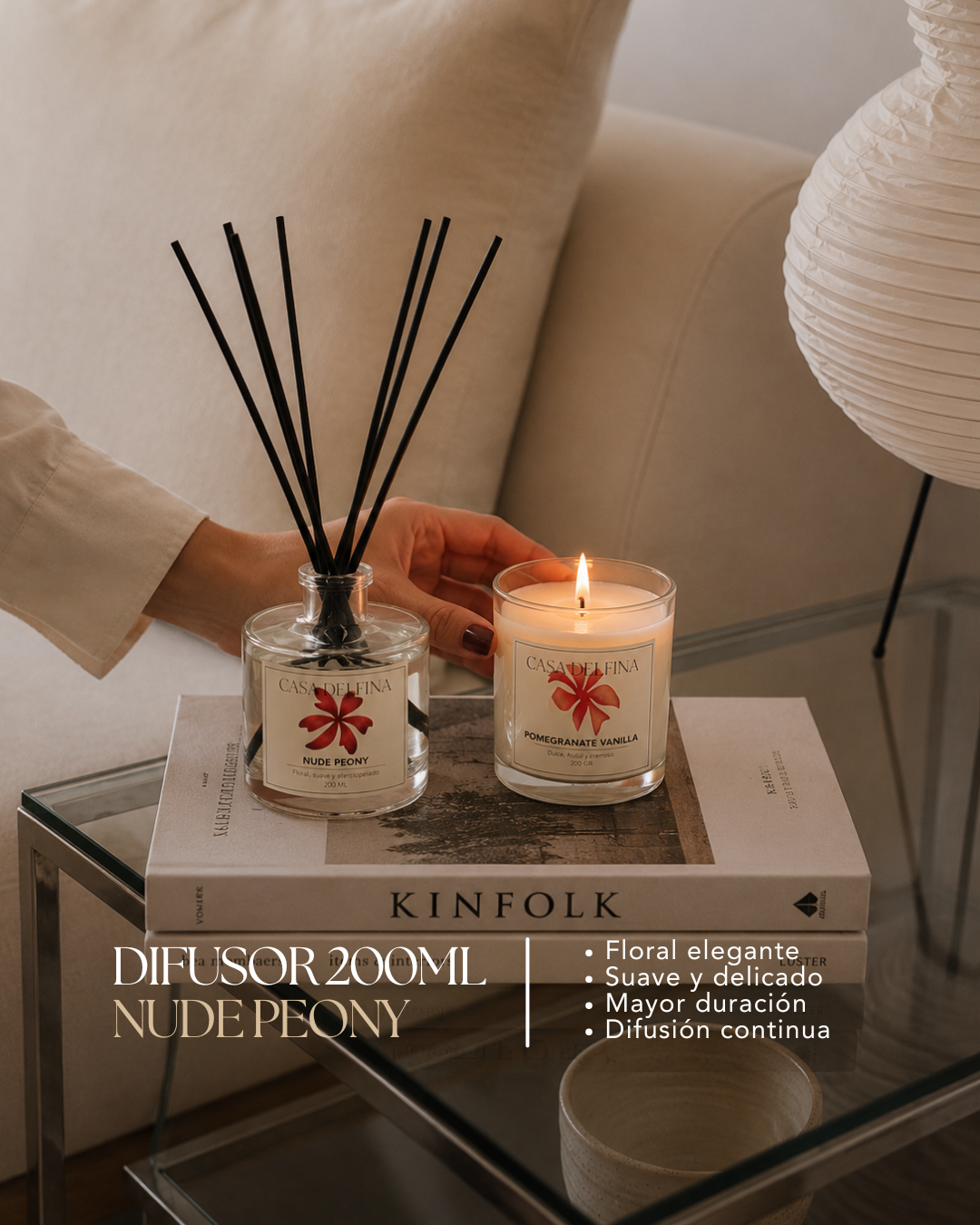 Difusor Varillas 200 ml Nude Peony