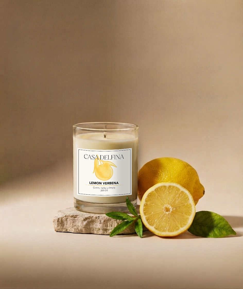 Vela de soya 200 grs Lemon Verbena