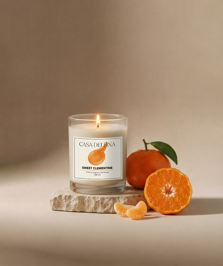 Vela de soya 200 grs Sweet Clementine