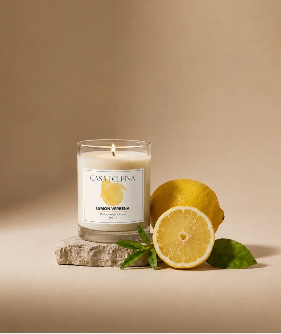 Vela de soya 200 grs Lemon Verbena